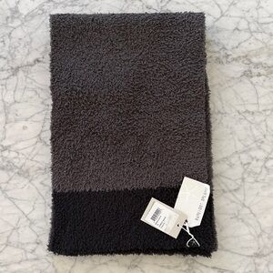 Barefoot Dreams Grey/Black Cozy Chic Scarf